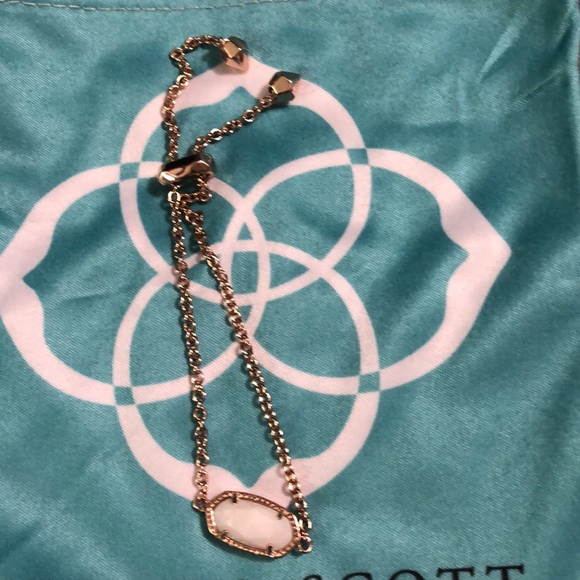 Kendra Scott Jewelry - Kendra Scott Elaina Rose Gold White Bracelet NWT